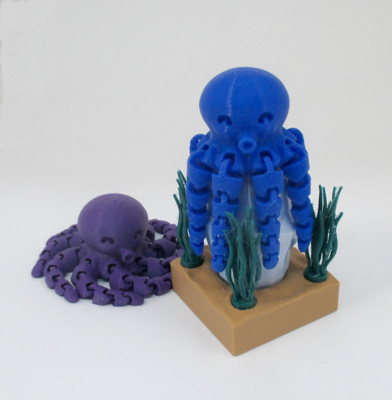 3D Printed Octopus Stand for your Articulated Octopus Desk Toy