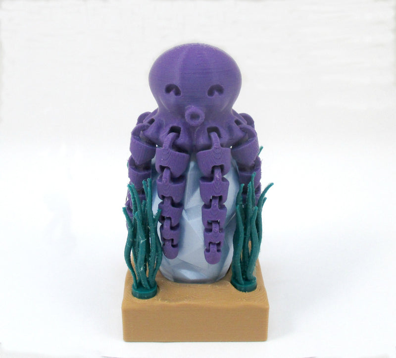 3D Printed Octopus Stand for your Articulated Octopus Desk Toy