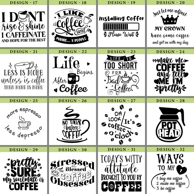 Tumbler - Coffee Sayings