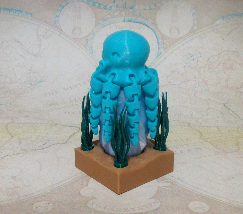 3D Printed Octopus Stand for your Articulated Octopus Desk Toy