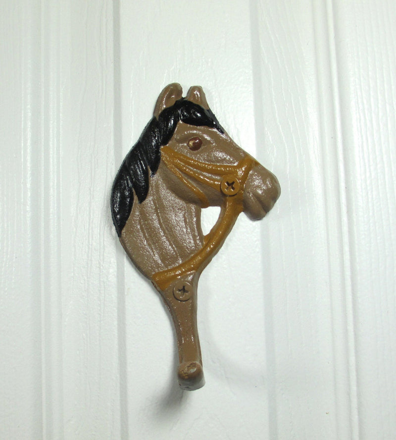 Horse Hook hand-painted Set of 2