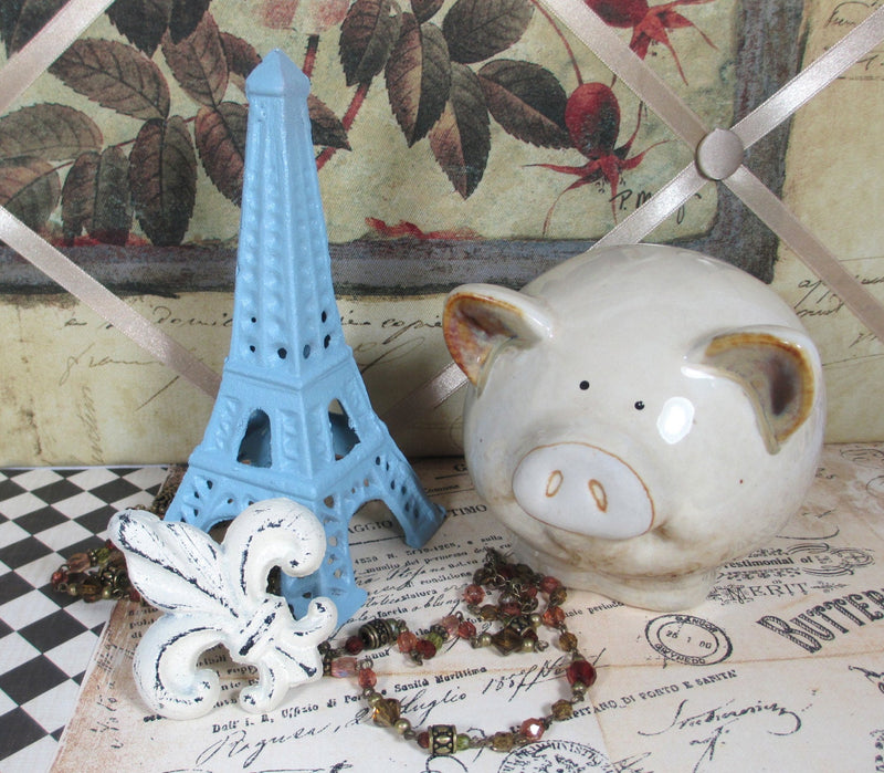 Eiffel Tower Shabby Chic Cast Iron