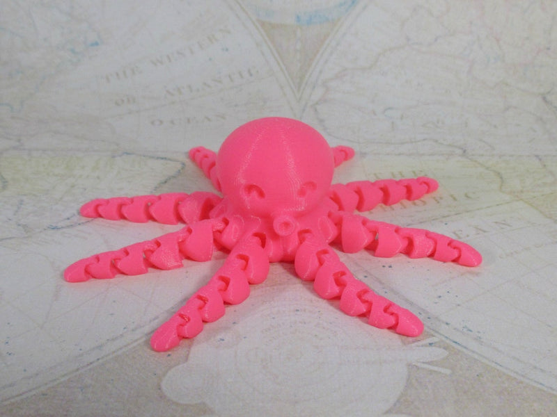 3D Printed Articulated Octopus