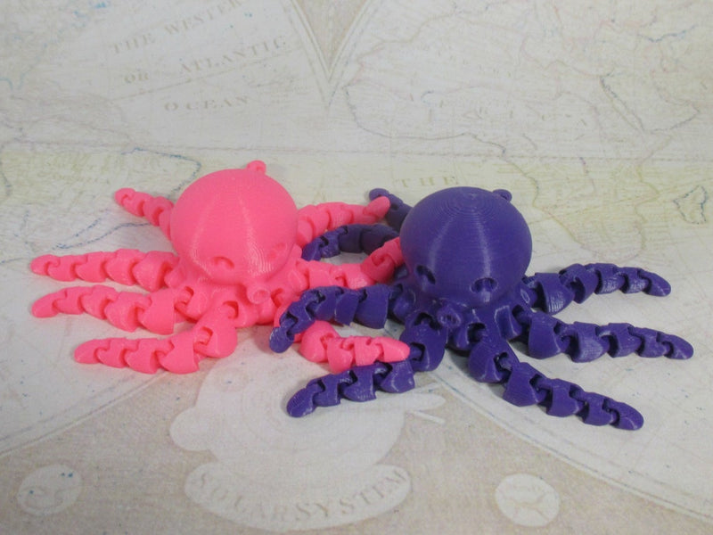 3D Printed Articulated Octopus