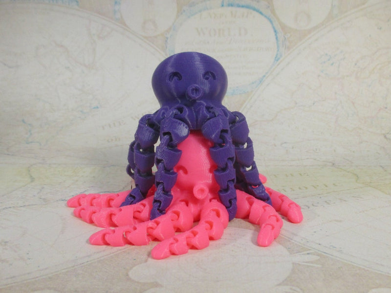 3D Printed Articulated Octopus