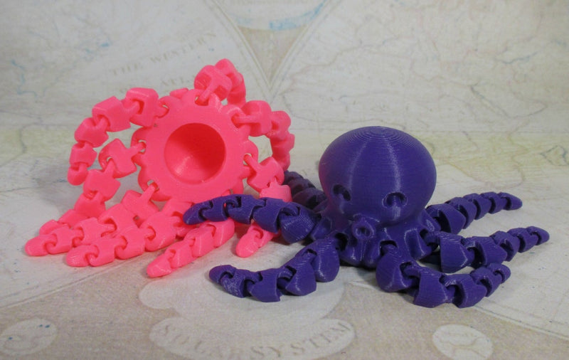 3D Printed Articulated Octopus